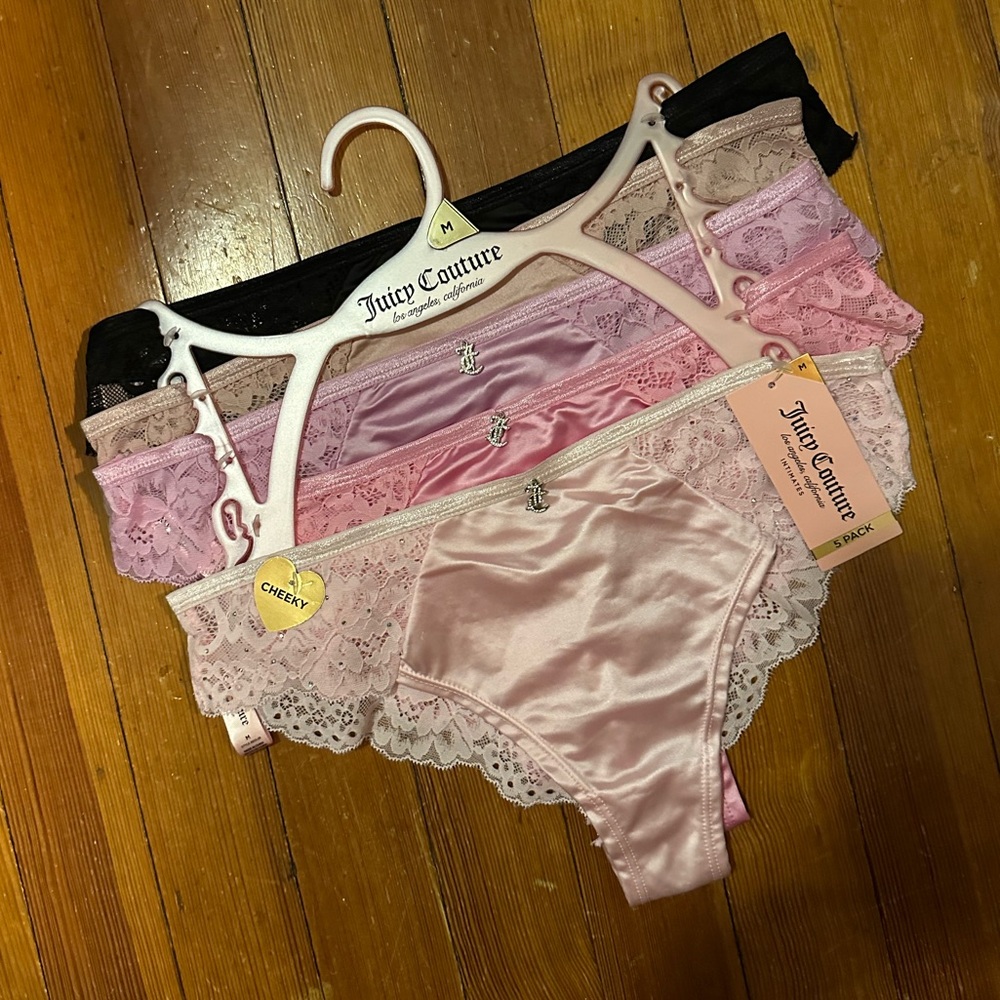 Juicy Couture Lace Panties Set NWT